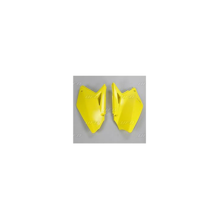 Plaques latérales UFO jaune Suzuki rm-z250 | Oxmoto