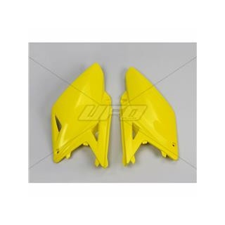 Plaques latérales UFO jaune Honda crf150r | Oxmoto