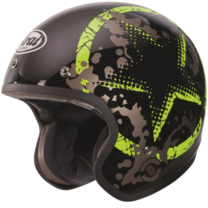 Casque Arai Freeway Classic - Comet Green | Oxmoto