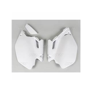 Plaques latérales UFO blanc Yamaha wr250f/450f 1087804002