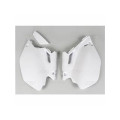 Plaques latérales UFO blanc Yamaha wr250f/450f 1087804002