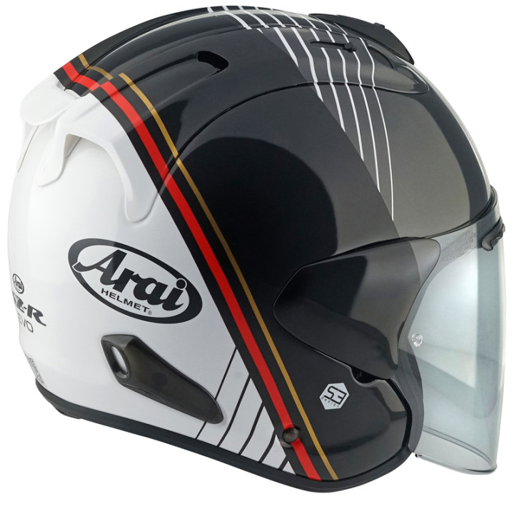 Casque Arai SZ-R EVO Temu blanc | Oxmoto