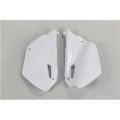 Plaques latérales UFO blanc Yamaha yz85/85lw | Oxmoto