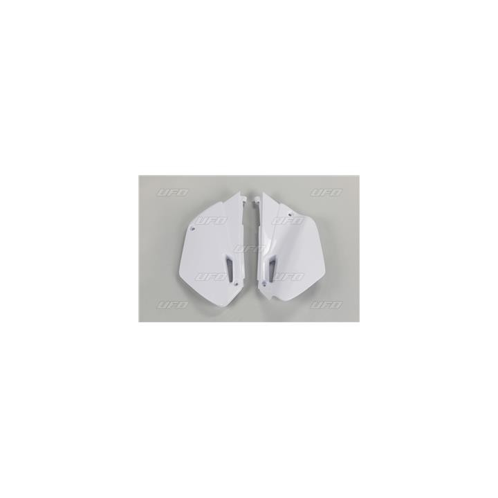 Plaques latérales UFO blanc Yamaha yz85/85lw | Oxmoto