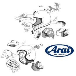 Mousse latérale Arai 30 MM casque jet type lrs | Oxmoto