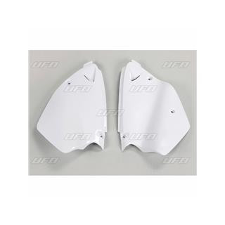 Plaques latérales UFO blanc Yamaha 1087774001 | Oxmoto