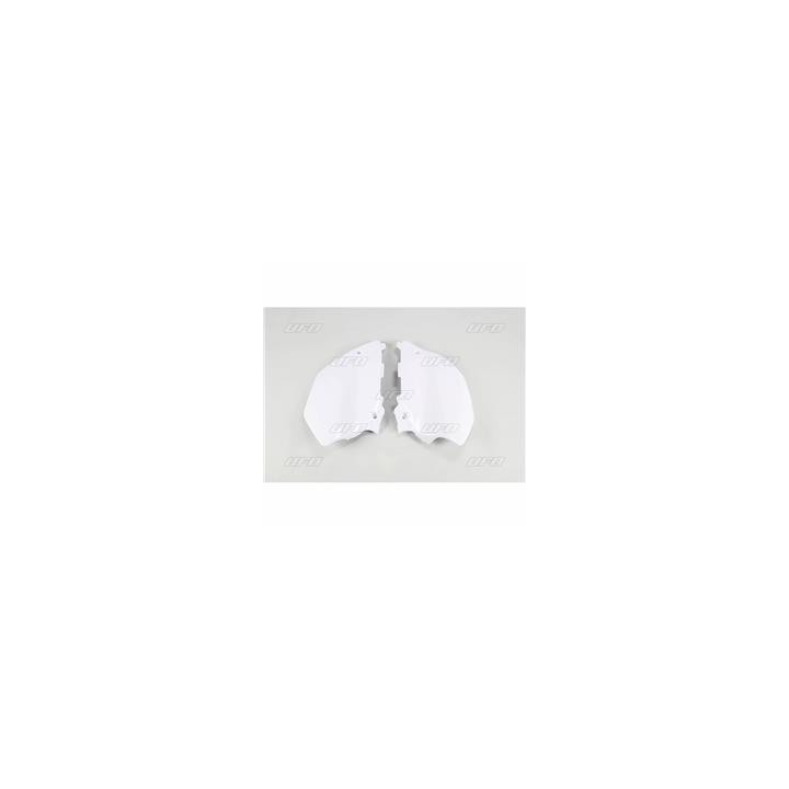 Plaques latérales UFO blanc Yamaha 1087811001 | Oxmoto