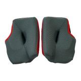 Mousses de joues Arai Dry-Cool gris/rouge 15mm - casque MX-V