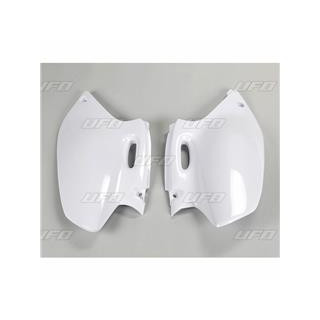 Plaques latérales UFO blanc Yamaha 1087779001 | Oxmoto