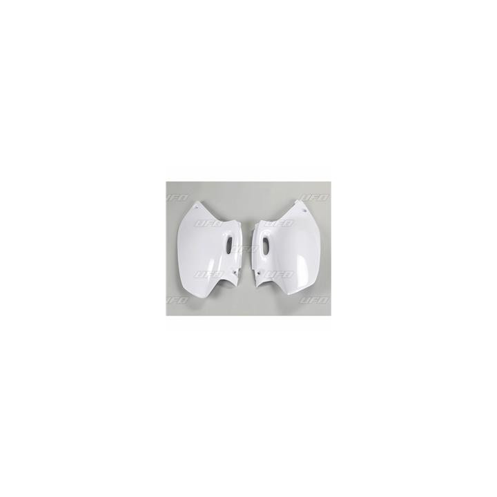 Plaques latérales UFO blanc Yamaha 1087779001 | Oxmoto
