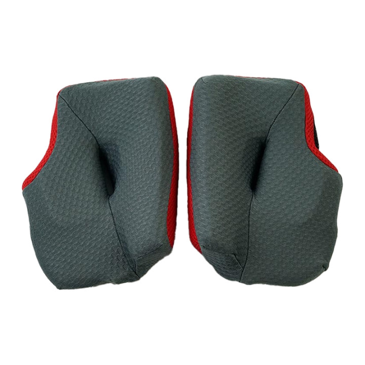 Mousses de joues Arai Dry-Cool gris/rouge 12mm - casque MX-V