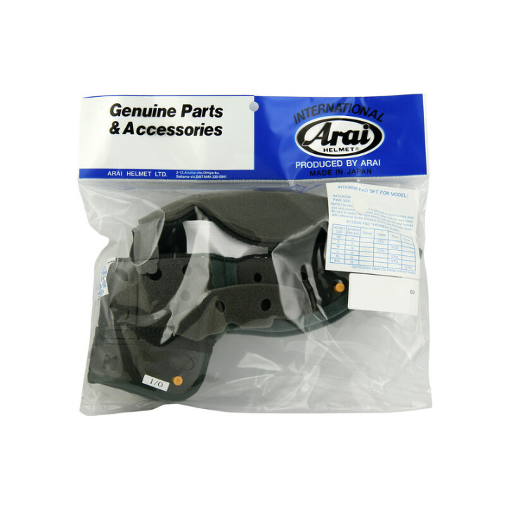 Coiffe intérieure Arai Dry-Cool taille M/L 10mm (épaisseur standard M) pour casque Rebel/Chaser-V/Chaser-V PRO
