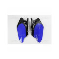 Plaques latérales UFO bleu reflex Yamaha yz450f | Oxmoto