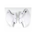Plaques latérales UFO blanc Yamaha wr450f | Oxmoto