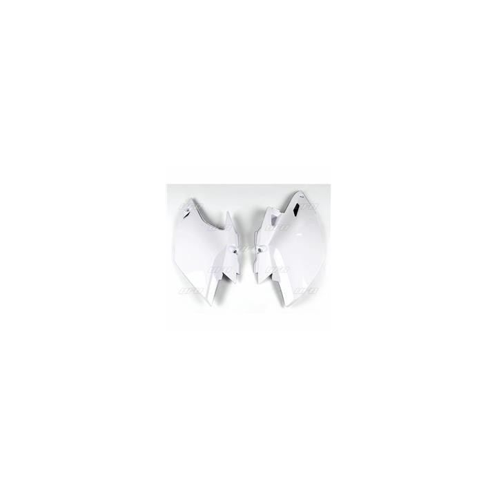 Plaques latérales UFO blanc Yamaha wr450f | Oxmoto