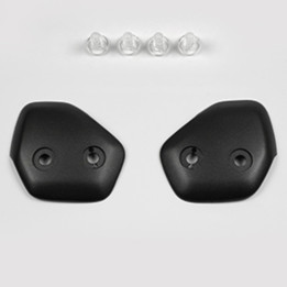 Plaques pivot Arai TX Frost Black pour casques Tour-X 4/Tour-X