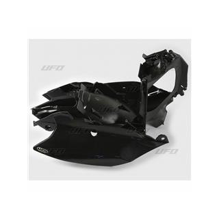 Plaques latérales + cache boite à air UFO noir KTM | Oxmoto