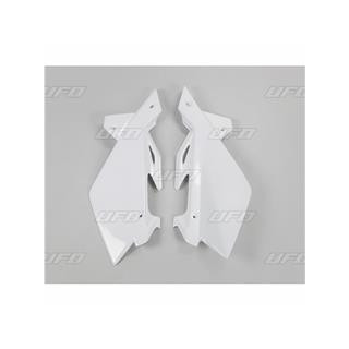 Plaques latérales UFO blanc Husqvarna 1086972001 | Oxmoto