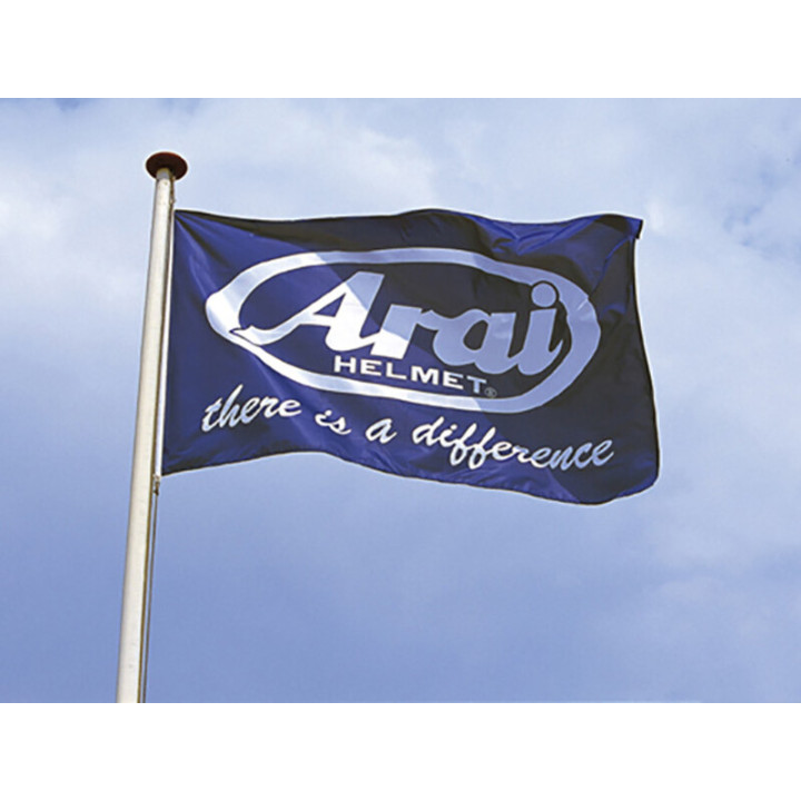 Drapeau Arai 125x200cm - bleu | Oxmoto