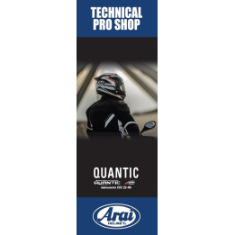Bannière magnétique Arai Quantic 49x140cm | Oxmoto
