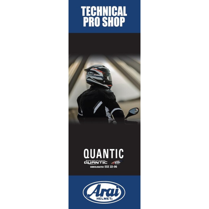 Bannière magnétique Arai Quantic 49x140cm | Oxmoto