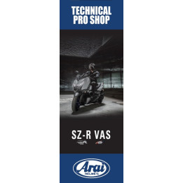 Bannière magnétique Arai SZ-VAS 49x140cm | Oxmoto