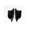Plaques latérales UFO noir Kawasaki kx85 | Oxmoto