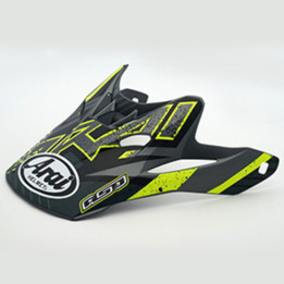 Visière Arai MX-V Slash Black casque Off Road | Oxmoto