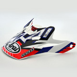 Visière Arai MX-V Slash Red casque Off Road | Oxmoto