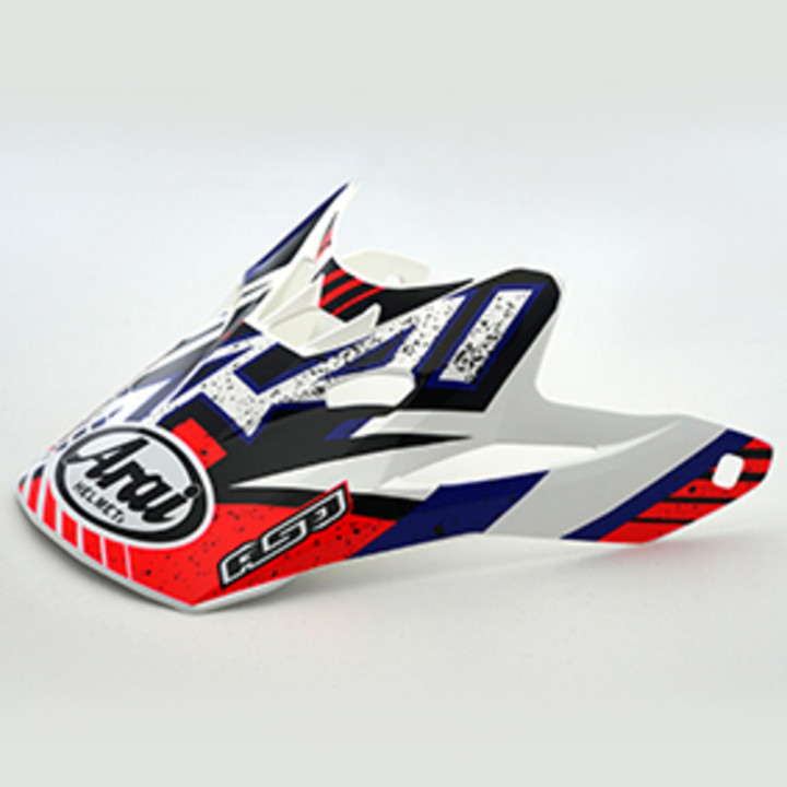 Visière Arai MX-V Slash Red casque Off Road | Oxmoto
