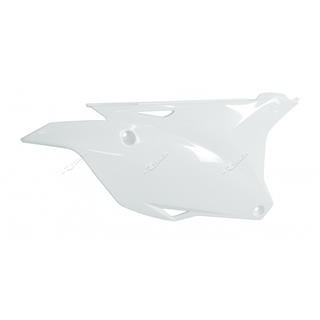 Plaques latérales Racetech blanches Kawasaki kx85 | Oxmoto