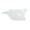 Plaques latérales Racetech blanches Kawasaki kx85 | Oxmoto