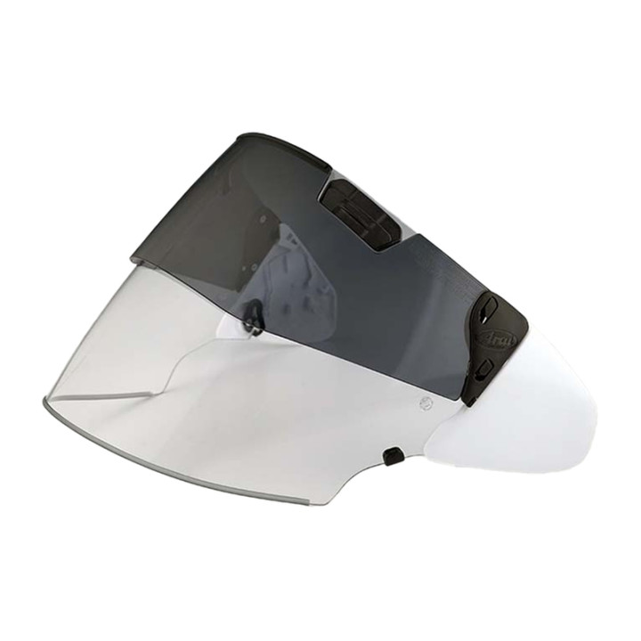Kit Arai PSS avec visière solaire intégrée White | Oxmoto