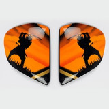 Platine écran Arai VAS-V Pedrosa Spirit Gld | Oxmoto