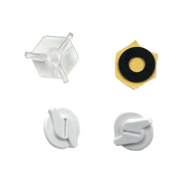Kit vis de visière Arai blanc pour casques MX-V/VX-3/VX-Pro Jr/Penta
