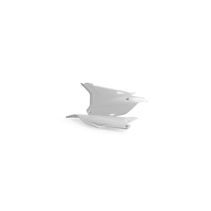 Plaques latérales Polisport blanc Kawasaki kx85/kx100 1086619001