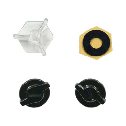 Kit vis de visière Arai noir pour casques MX-V/VX-3/Penta
