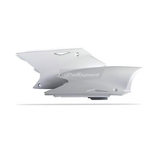 Plaques latérales Polisport blanc 1086596001 | Oxmoto