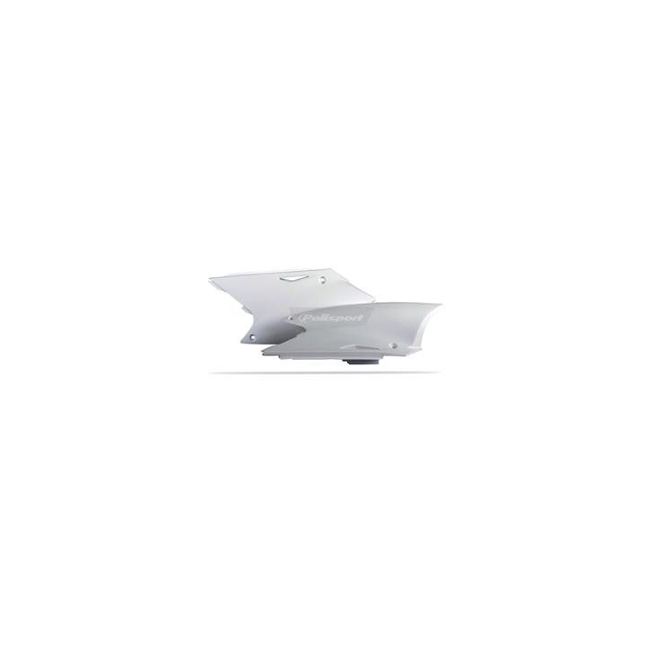 Plaques latérales Polisport blanc 1086596001 | Oxmoto