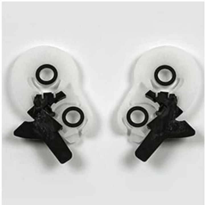 Platine Arai blanc casque jet type lrs | Oxmoto