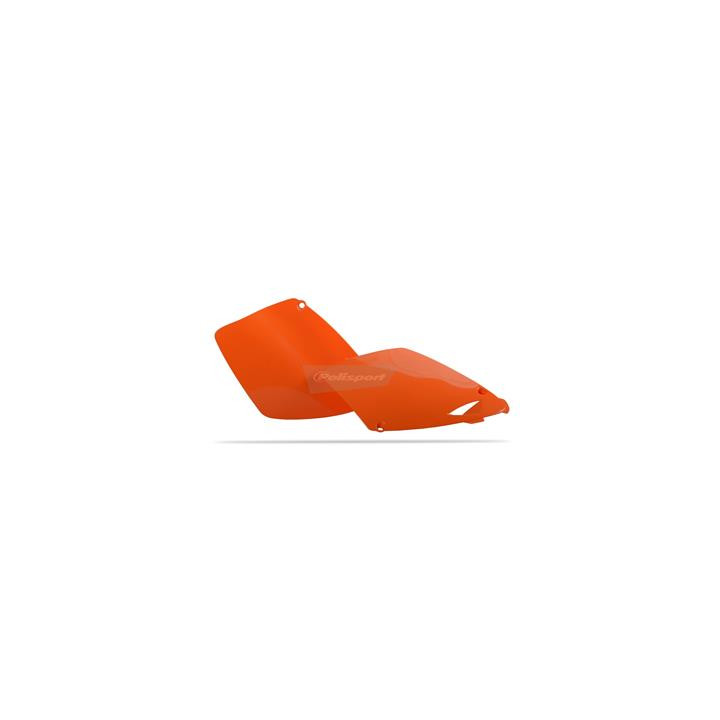 Plaques latérales Polisport orange KTM | Oxmoto