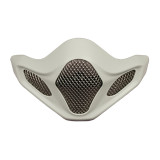 Ventilation menton Arai grille extérieure Metallic White Frost (Yankee) pour casque MX-V