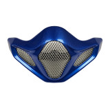 Ventilation menton Arai grille extérieure Metallic Blue (Barcia Black) pour casque MX-V