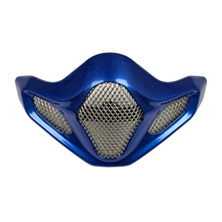 Ventilation menton Arai grille extérieure Metallic Blue (Barcia Black) pour casque MX-V
