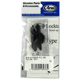 Kit ventilations écran + Locktab SAL/SAI Arai | Oxmoto