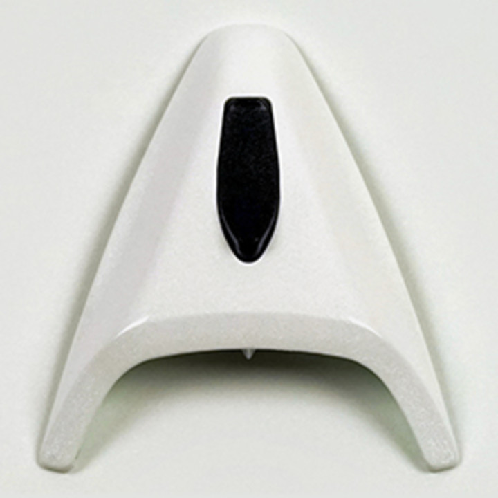 Ventilation avant centrale Arai Delta Duct 5 Diamond White pour casques RX-7 GP/CT-F/CT-Ram/X-tend/X-Tend Ram/SZ-Ram-4