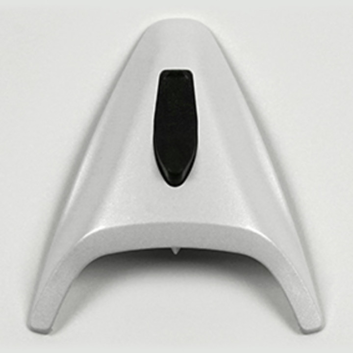 Ventilation avant centrale Arai Delta Duct 5 frost white pour casques RX-7 GP/CT-F/CT-Ram/X-tend/X-Tend Ram/SZ-Ram-4