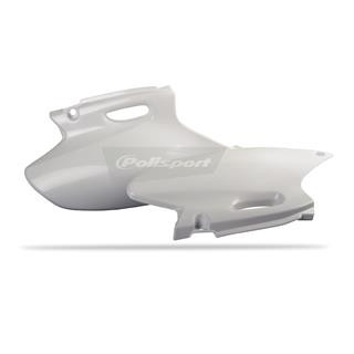 Plaques latérales Polisport blanc Yamaha | Oxmoto