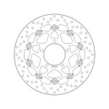 Disque de frein Brembo Serie Oro rond flottant 78B40840