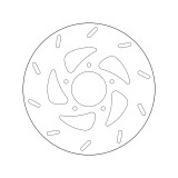 Disque de frein Brembo Serie Oro rond fixe 68B40730 | Oxmoto